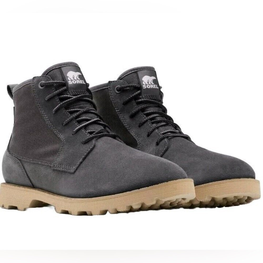 Sorel Men's Caribou Mod Chukka WP Boot — Waterproof Suede & Nylon Boots SIZE 13